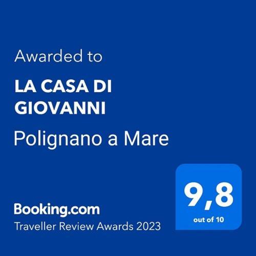 La Casa Di Giovanni ポリニャーノ・ア・マーレ エクステリア 写真